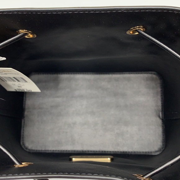 MICHAEL KORS SURI MEDIUM BUCKET MESSENGER BAG BROWN/BLACK SIGNATURE - Picture 10 of 16